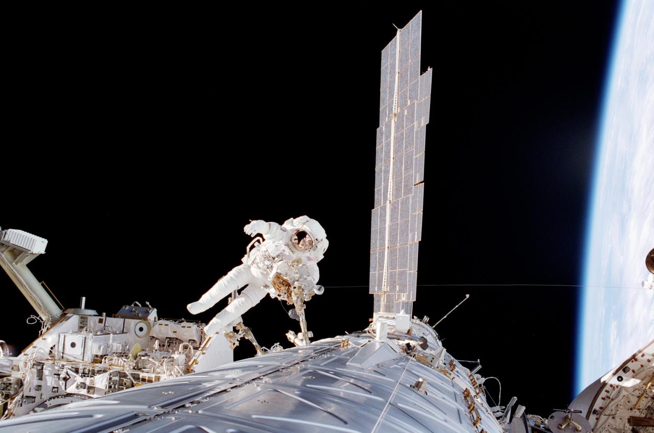 EVA Space walk image credit to NASA