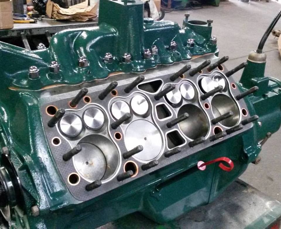 Flat head V8, image credit to original owner.